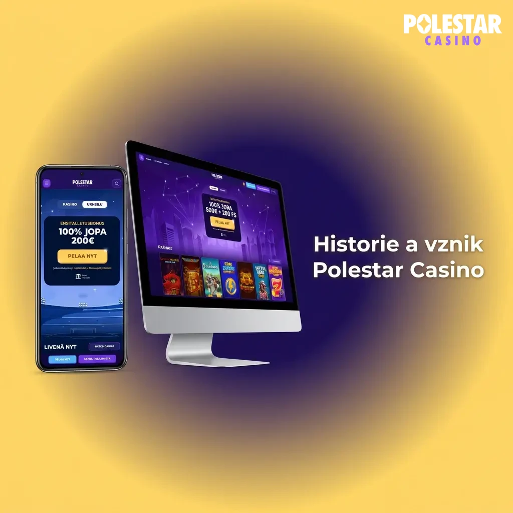 Polestar Casino logo with Curaçao Gaming Authority license badge, representing a regulated online gambling platform