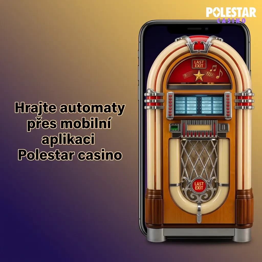 Polestar casino mobilní aplikace na smartphonu s výherními automaty a přehledným herním lobby