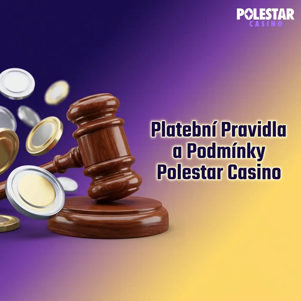 Polestar Casino platební pravidla: KYC ověření, minimální transakce 200 Kč, SSL šifrování a bonusové podmínky