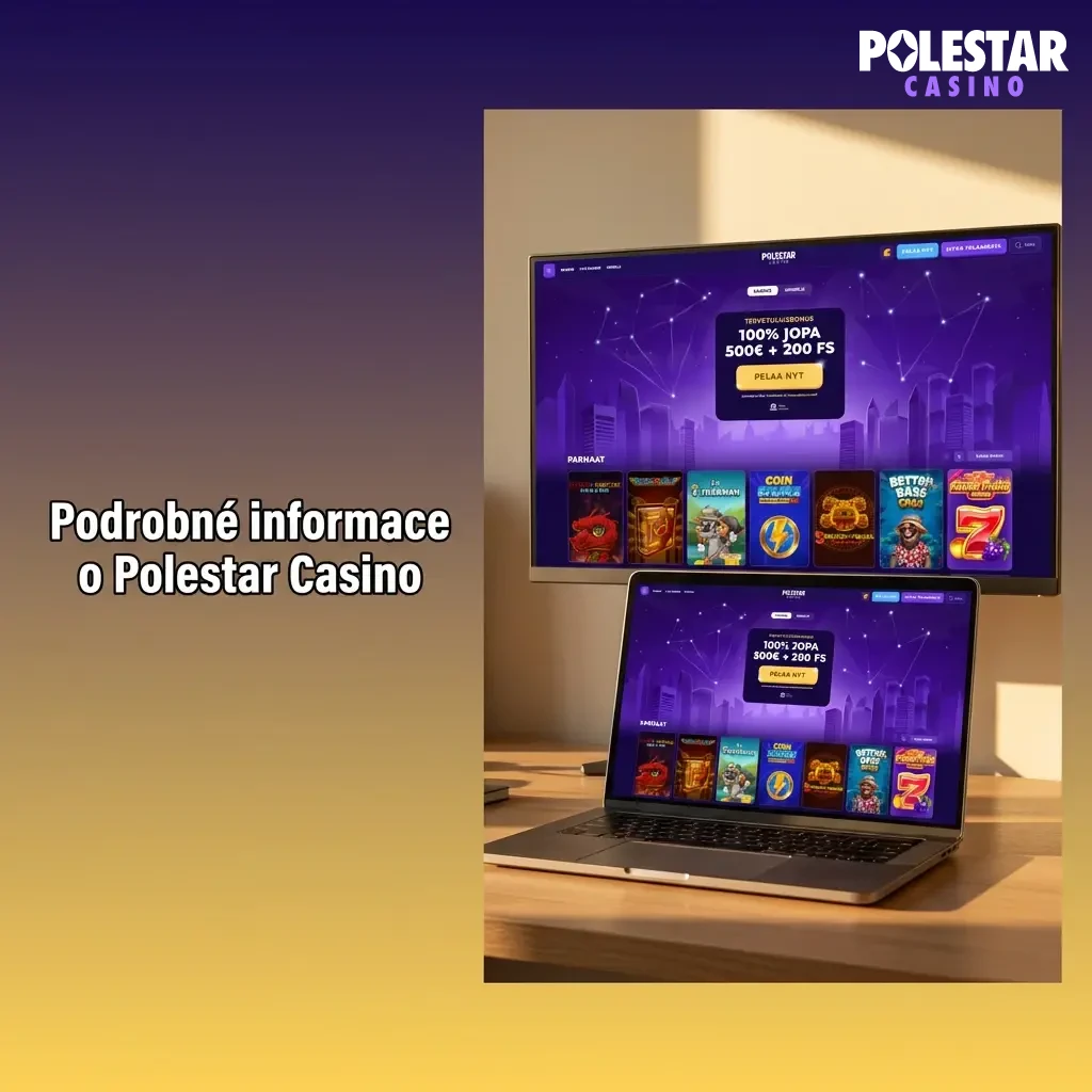 Polestar Casino – online kasino a sportovní sázení s mobilní aplikací, SSL ochranou a nástroji odpovědného hraní.