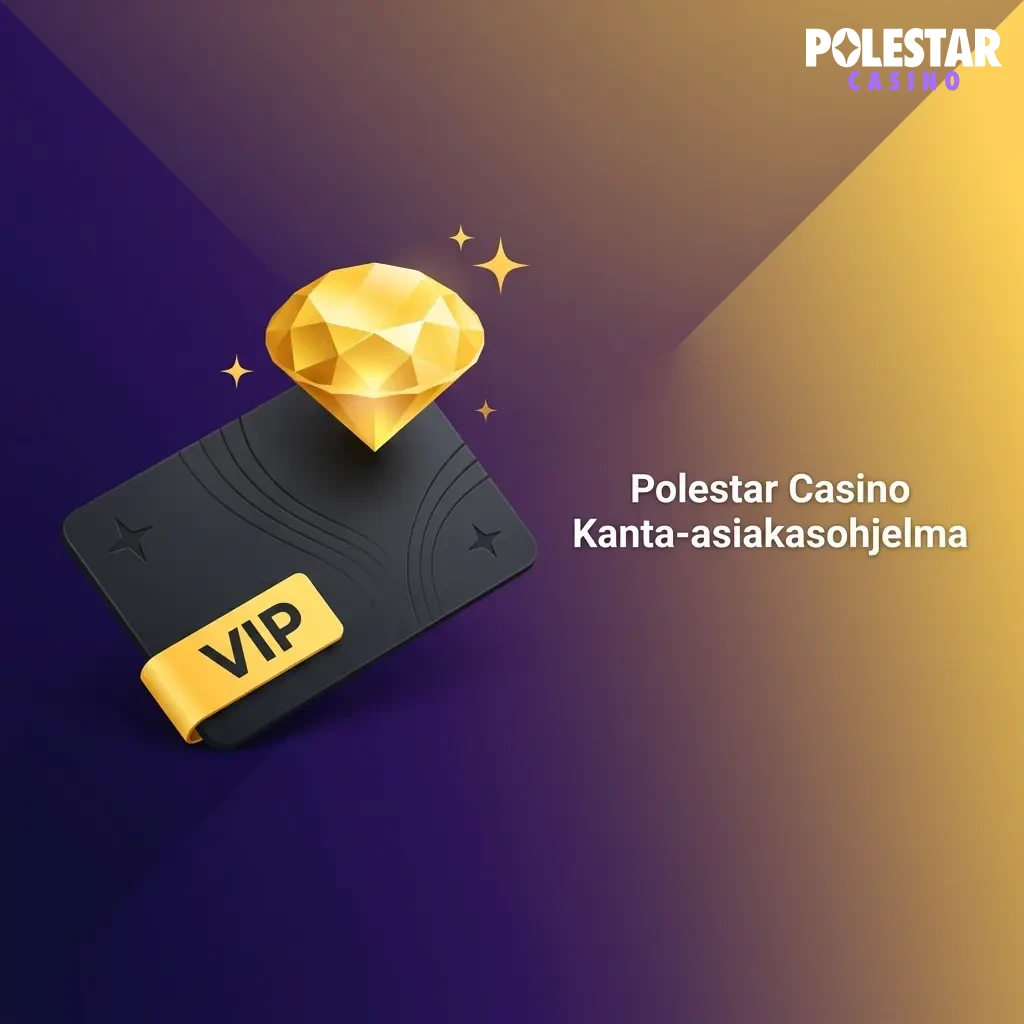 Polestar Casino loyalty program tiers: Basic, Silver, Gold, and VIP rewards with points system illustration