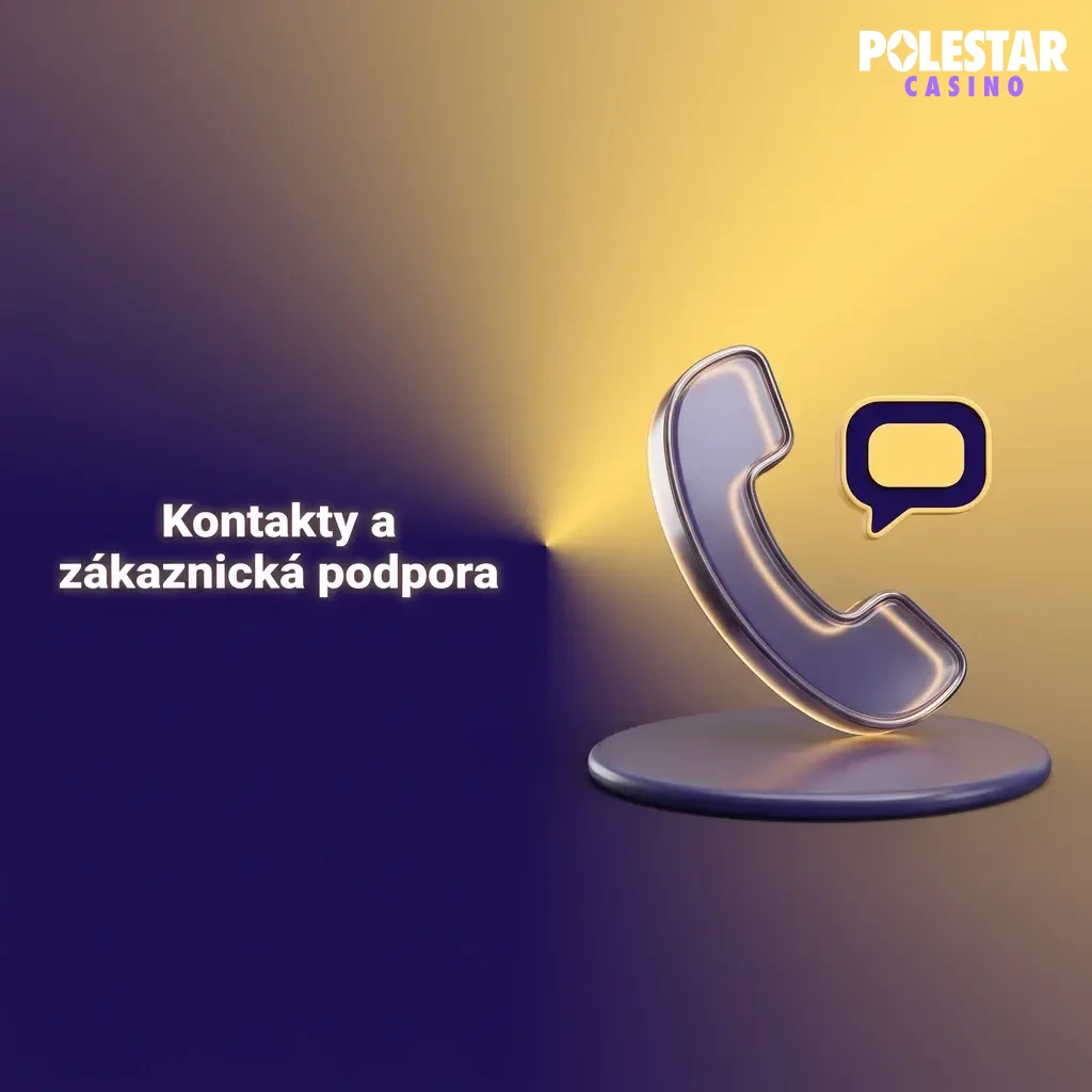 Zákaznická podpora Polestar casino – live chat, e-mail a FAQ dostupné 24/7 pro hráče z ČR.