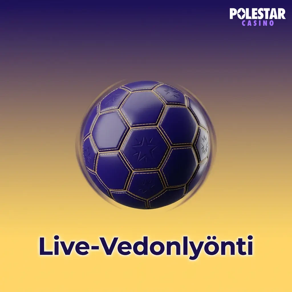 Live-vedonlyönti Polestar Casinossa – reaaliaikaiset kertoimet jalkapallolle, jääkiekolle ja esportsille.