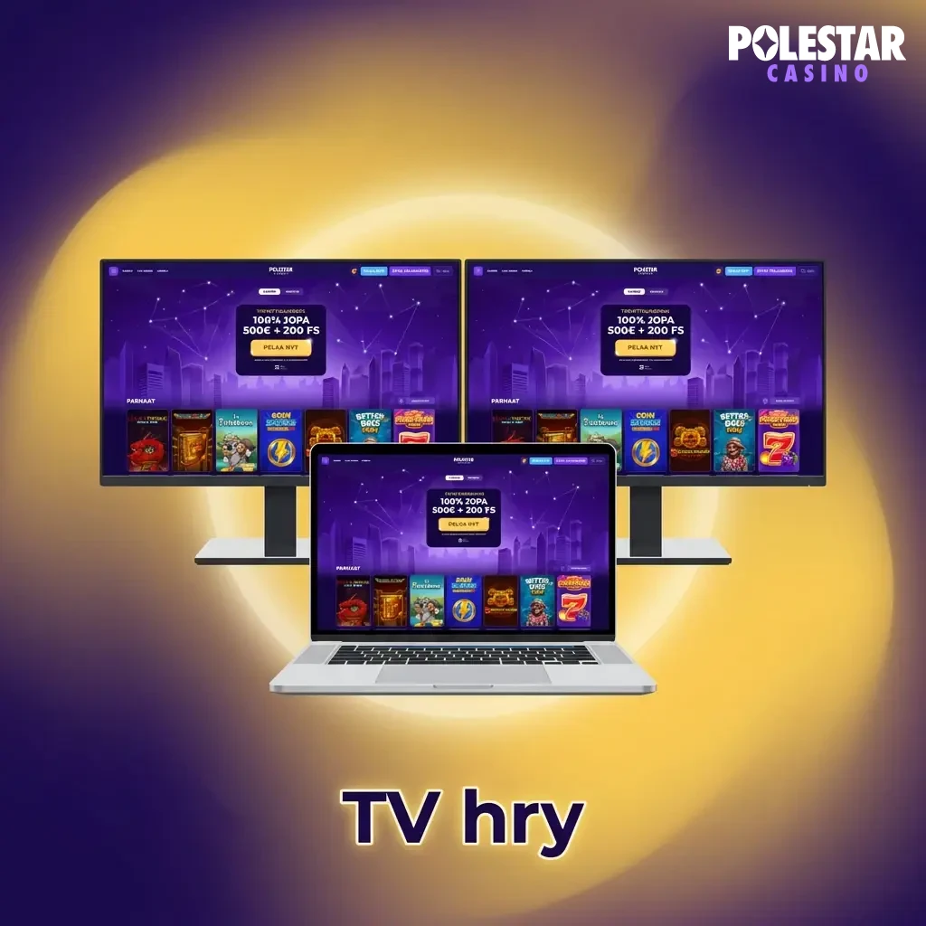 Live TV casino game show with host, wheel of fortune, bingo, and lottery games at Polestar casino