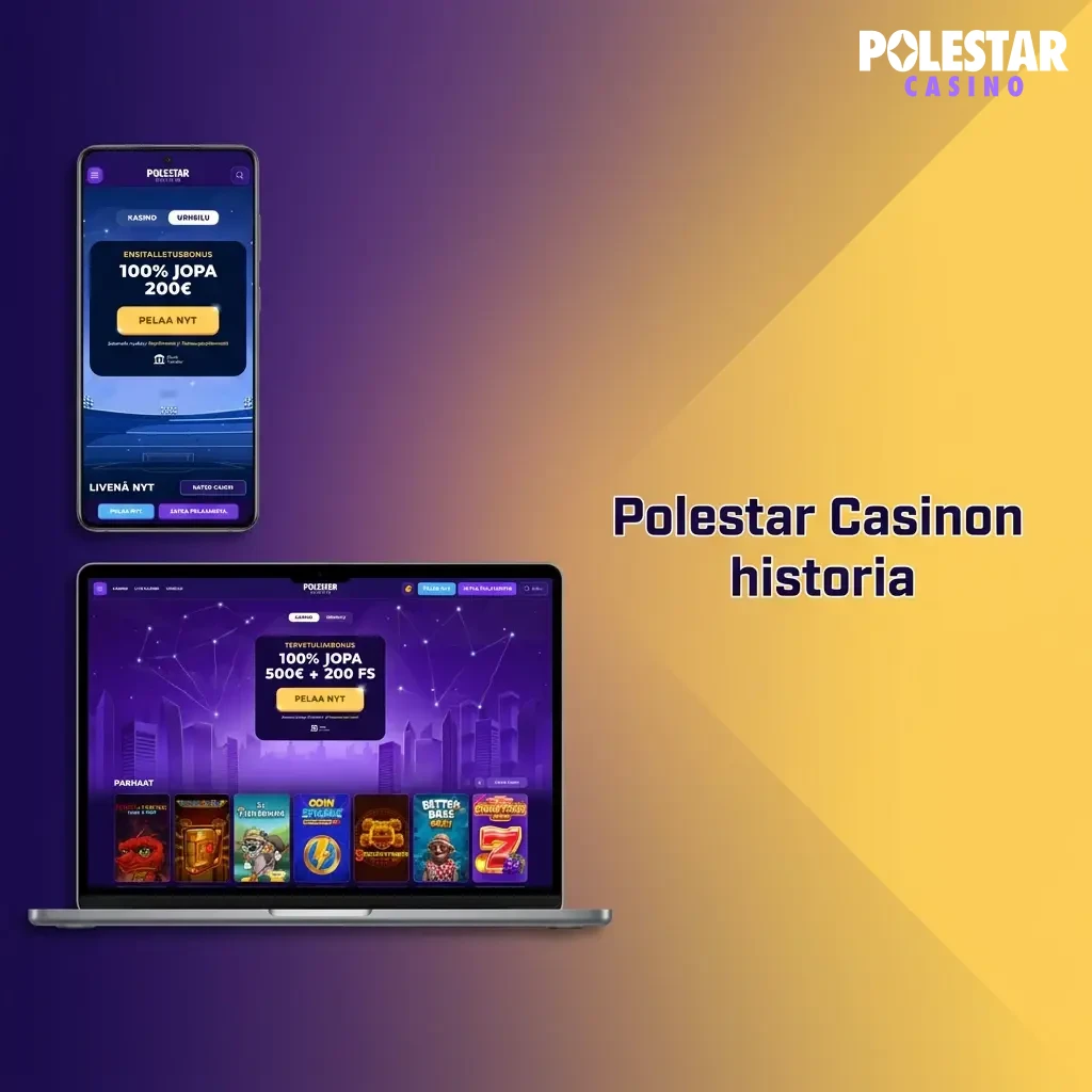 Polestar Casino logo ja historia – Curaçaon lisensoitu verkkokasinon perustamistarina 2020-luvulta