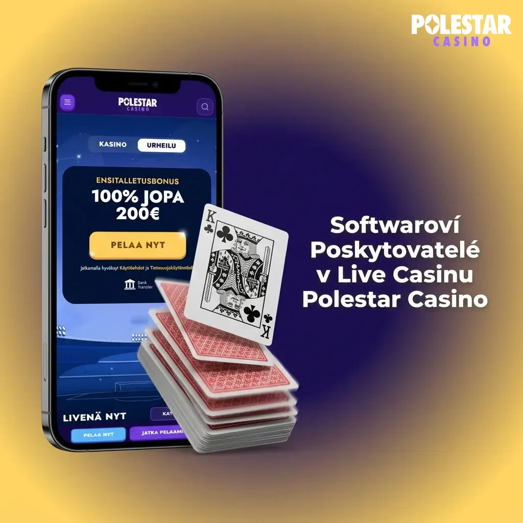 Live casino software providers at Polestar Casino including Evolution, Pragmatic Play, Ezugi, Playtech, Lucky Streak and TVBet