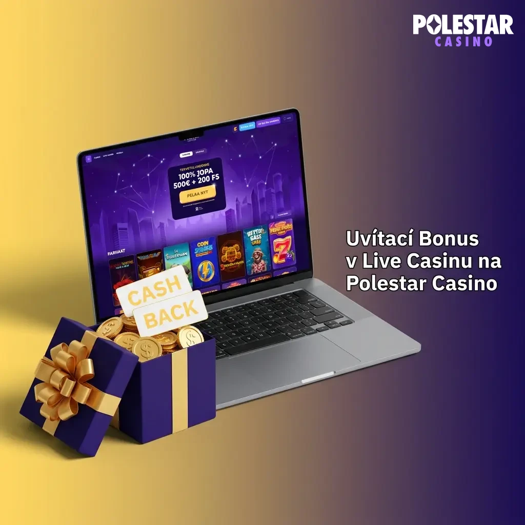 Polestar Casino uvítací bonus 100% až 12 500 Kč a 200 free spinů pro nové hráče