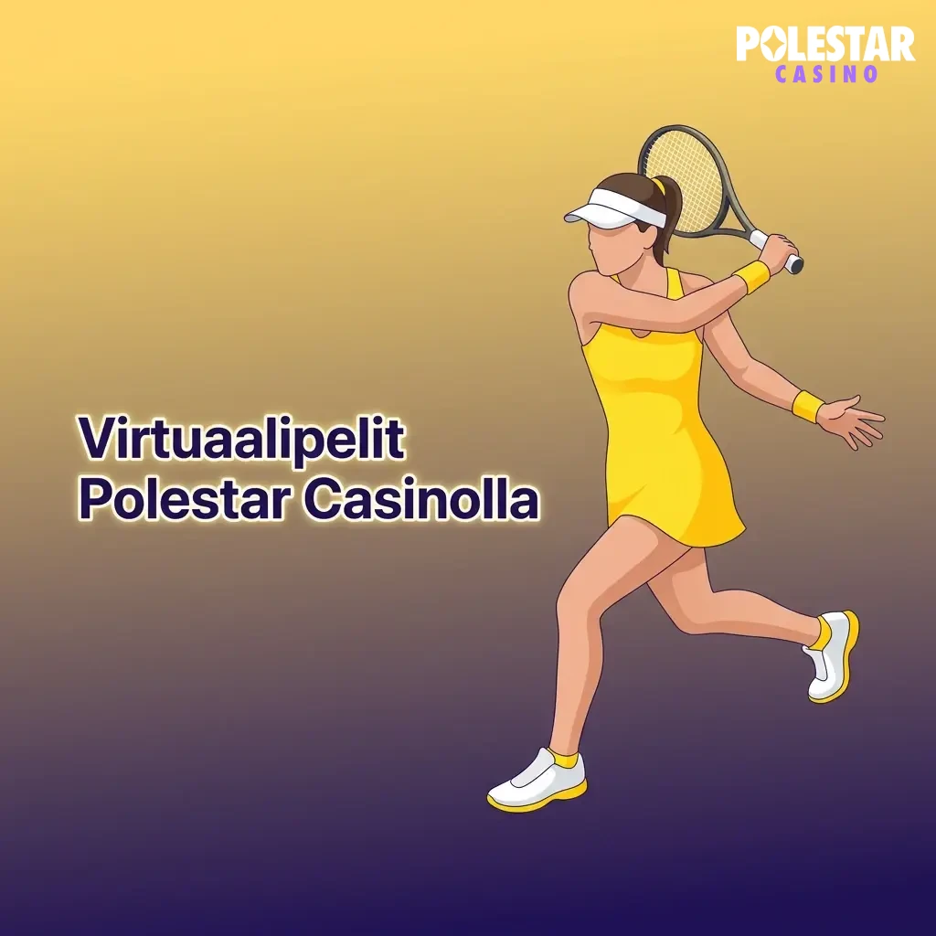 Virtual sports betting at Polestar Casino Finland showing ice hockey, football, horse racing, basketball and motorcycle racing simulations.