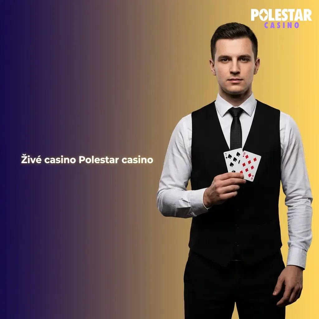 Live casino dealer at Polestar Casino with HD video stream, roulette wheel, and card table in real-time gaming atmosphere